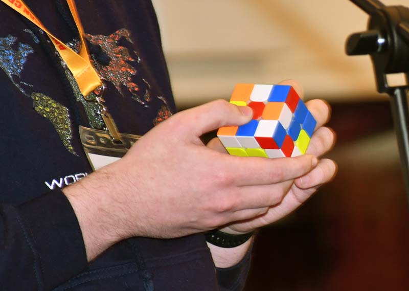 Raymond Goslow Rubic's Cube talent